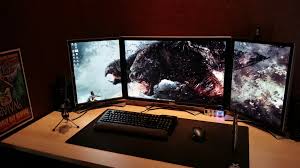 Game room design gaming room setup video game rooms games computer setup setup room setup gaming setup game room decor. 1000 Ideas About Gaming Setup On Pinterest Computer Setup Pc Setup Computersetups