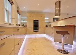 cream high gloss kitchen design