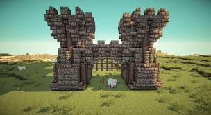 All you've got left to do is build your castle walls around the redstone to conceal it, run your buttons to the inputs, and your door is done. Portcullis Gates Piratecraft