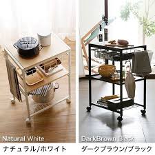 キッチンワゴン キャスター付き キッチンワゴン キッチン収納 スチールラック おしゃれ タオルハンガー付 sumica キッチンワゴン キッチン ワゴン おしゃれ キッチン おしゃれ