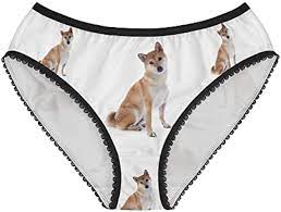 Amazon.com: DogsMakeMeHappy Shiba Inu Panties, Shiba Inu Underwear, Briefs,  Cotton Briefs, Funny Underwear, Panties For Women (X-Small) Black :  Clothing, Shoes & Jewelry