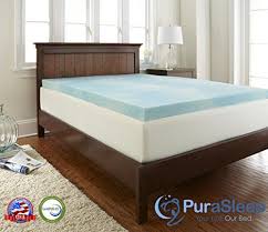 Purasleep 2 Gel Enhanced Topper Cal King Mattress Mattress Topper Reviews Best Mattress