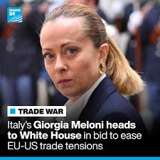 🇮🇹🇺🇸 Italian PM #Meloni heads to Washington Thursday as the first EU  leader to meet President #Trump since his tariff threats, aiming to calm  transatlantic tensions and gauge Trump's unpredictable stance on
