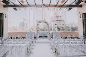 Sultry And Decadent Hyde Bellagio Wedding Las Vegas Wedding Planner Vegas Wedding All White Wedding White Wedding Ceremony