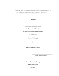 Jun 17, 2021 · the u.s. Pdf Treatment Of Imperiled Newborns The Social Quality Of Life Model In Light Of Catholic Social Teaching Charles Camosy Academia Edu