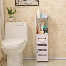 Unique diy bathroom storage ideas. Diy Small Bathroom Toilet Storage Cabinet Waterproof Organizer Vanity Floor Standing Rack Washbasin Shower Corner Sundries Shelf Bathroom Shelves Aliexpress