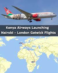 Samuel Ngigi | ✨️, Kenya Airways has announced the launch of direct flights connecting Nairobi (NBO), Kenya, and London's Gatwick Airport (LGW), United... | Instagram