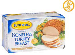 2 cooking boneless turkey breast in an oven. Boneless Turkey Breast Butterball