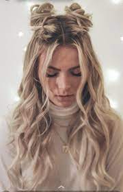 Pin By Cherie Haller On Hair Tutorial In 2020 Cute Hairstyles For Teens Easy Bun Hairstyles Aesthetic Hair