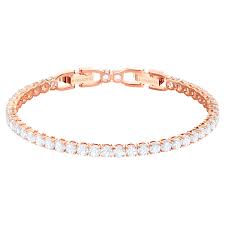 Shop for swarovski® tennis bracelet at next.co.uk. Tennis Deluxe Bracelet White Rose Gold Tone Plated Swarovski Com