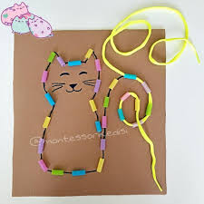 Threading Activity Diy Toddler Learning Activities Montessori Activities Toddler Activities
