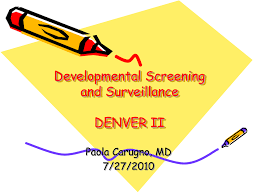 denver developmental screening test 7 27 10