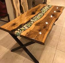 Live Edge Epoxy Table Kitchen River Dining Table Office In 2020 Epoxy Wood Table Walnut Wood Wood Resin Table