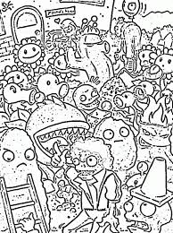 This zombie coloring page gives an insight to what possibly could start the apocalypse. Pin Plants Vs Zombies Coloring Pages Page Free Coloring Library