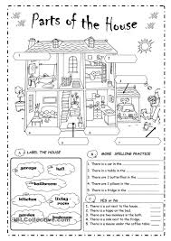Parts Of The House English Exercises Teaching English English Classroom