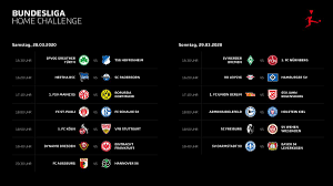 Bundesliga 2020/2021 fixtures, upcoming matches. Dfl Deutsche Fussball Liga On Twitter Die Dfl Veranstaltet In Der Aktuell Notwendigen Fussball Pause Eine Efootball Challenge 26 Mannschaften Aus Der Bundesliga Und 2 Bundesliga Nehmen An Den Kommenden Beiden Wochenenden An Der