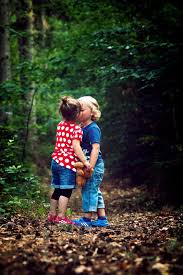 My First Love Kids Kiss Cute Kids Pics Funny Baby Photography
