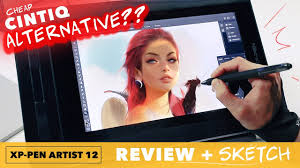 Compatible with photoshop, illustrator, sai, cdr, painter, sketchbook pro, medibang, clip studio and more. Xp Pen Artist 12 Tablet Review And Sketch Youtube