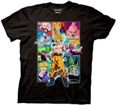 Mostly made with premium organic. Dragon Ball Z T Shirt Manga Style Panels Black L Dragon Ball Z Manga Style Shirts