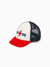 Image 1 Of Embroidered Lightning Cap From Zara Boy Accessories Embroidered Cap Baby Boy Outfits