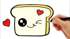 How To Draw A Bread Kawaii Draw Cute Things Youtube How to draw a cartoon peacock (for young artists). how to draw a bread kawaii draw cute things