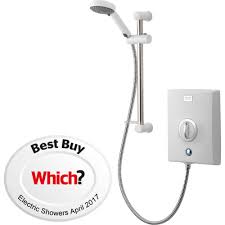 Aqualisa Quartz 9 5kw Electric Shower White Chrome Easy Clean Shower Digital Showers Bathroom Shop