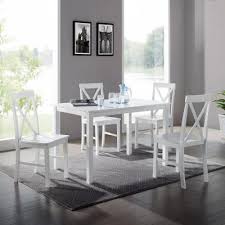 Qljjsd dining table set 35.4 round wooden small dining table set 4 upholstered chairs for small spaces kitchen table and chairs dining room table modern home for restaurant(white table + gray chair) 4.0 out of 5 stars 1. White Dining Room Sets Kitchen Dining Room Furniture The Home Depot