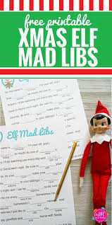 Christmas Elf Mad Libs My Life And Kids Christmas Mad Libs For Kids Elf Themed Christmas Party Christmas Elf
