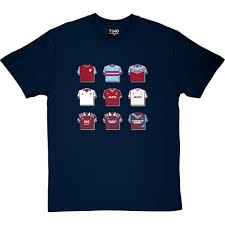 The shirts are brand new made to the exact specifications of the player issue 1991 season shirts. West Ham Shirt History T Shirt Football Bobbles