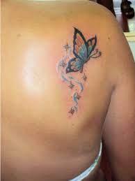 Free Butterfly And Star Tattoos Designs And Ideas Butterfly Tattoos For Women Butterfly Tattoo Designs Butterfly Tattoo