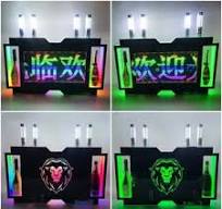 Buy In Bulk LED Wine Bottle Display Programmable ...