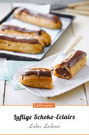 Schoko Ecliars Rezept Eclair Rezept Eclairs Rezepte