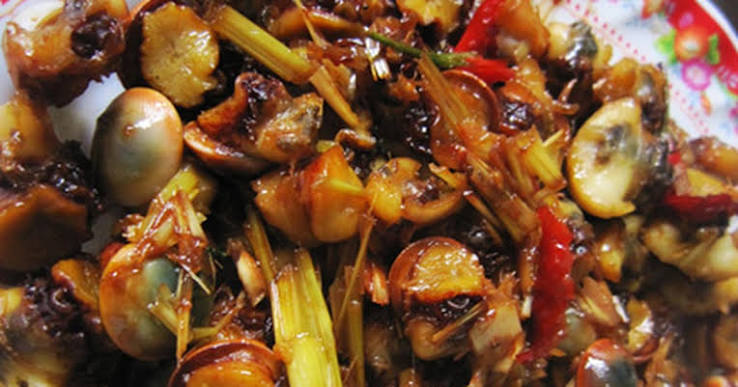 Tới Lý Sơn nhớ ăn ốc xà cừ xào sả ớt
