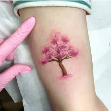 The tiny cherry blossom tree. Mini Tattoos On Twitter Cherry Blossom Tree