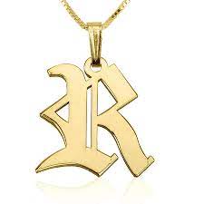 It is easy to see why people fall in love with clogau's unique range of gold pendants and necklaces. Old English Initial Necklace Silver Gold Old English Letter Pendant
