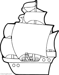 Choose from pumpkins, turkeys, mashed potatoes, cranberries and. Pilgrims On The Mayflower Coloring Page Coloringall