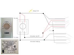 Honeywell thermostat wiring diagram 4 wire examples. Installing Double Pole Line Voltage Thermostat Home Improvement Stack Exchange