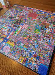 Please have the puzzle name, piece count, and manufacturer, in the title. We Did It Reddit R Place Puzzle Pics