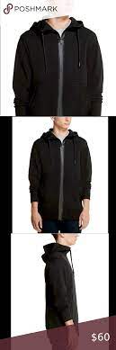 Dkny Men S Lnterlock Full Zip Knit Black Hoodie M Black Hoodie Dkny Sweaters Sweatshirt Shirt