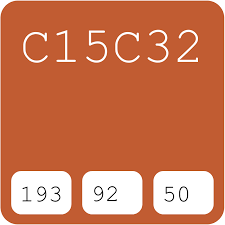 You might immediately think of bright, gaudy shades but orange paint is versatile. Gm General Motors Burnt Orange C15c32 Hex Color Code Rgb And Paints