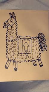 Today we are drawing a supply llama from the game fortnite battle royale. Fortnite Llama Drawing