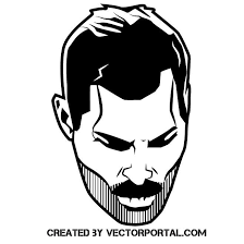 Black And White Vector Face Musician Freddie Mercury Vector Image Vector Portrait Portrait Freddie Mercury