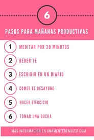 Rutina De Manana Para La Productividad Y Mejor Organizacion Del Tiempo Rutina De La Manana Rutinas De Manana Consejos De Vida