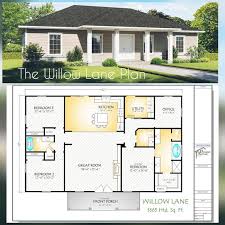 House plans 9×7 with 2 bedrooms hip roof. The Willow Lane House Plan Hip Roof Option Etsy