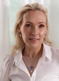 Enamelled Sequin Bloom Pearl Necklace by Charlotte Smith — Charlotte Smith