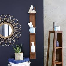 De l'entrée à la montée d'escalier, avec des étagères murales vous pouvez exploiter jusqu'aux plus petits endroits. Etagere Murale En Palissandre 90 Cm Meubles Salle De Bain Tikamoon Wall Shelves Bathroom Shelves