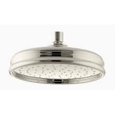 Minimum load bearing requirements of the asme a112.19.2. Kohler K 13692 G Sn Vibrant Polished Nickel Traditional 1 75 Gpm Rain Shower Head With Masterclean Sprayface And Katalyst Air Induction Technology Faucet Com