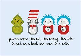 Free grinch cross stitch patterns. Dr Seuss Digital Cross Stitch Pattern