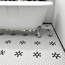Black And White Hexagon Floor Tile Flower Impressive Floor Remodeling Hexagon Floor Tile Black And White Hexagon Mosaic Floor Tiles Beautiful Hex Porcelain Mosaic Mosaic Flooring Porcelain Mosaic Tile