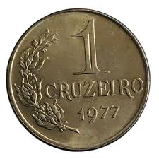 A moeda voltou a ser substituída. Moeda Brasil 1 Cruzeiro 1977 Fc Completei